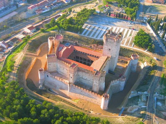 Castillo de la Mota - Vista aérea